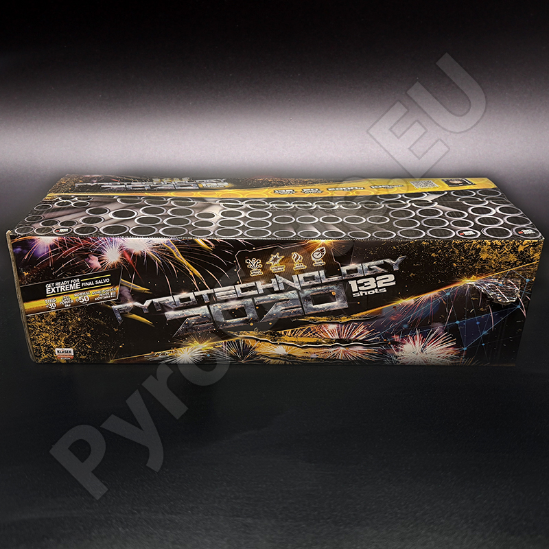 132 shots - PYROTECHNOLOGY Multi-efect cake - F2