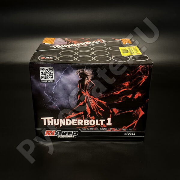 24 shots – Thunderbolt 1 – fireworks cake by RIAKEO