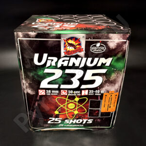 25 shots - Uranium 235 - 38 mm - F3